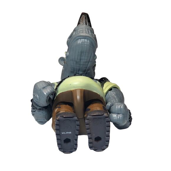 TMNT Teenage Mutant Ninja Turtles Mayhem Rocksteady 4" Villain Action Figure Toy - Picture 7 of 10
